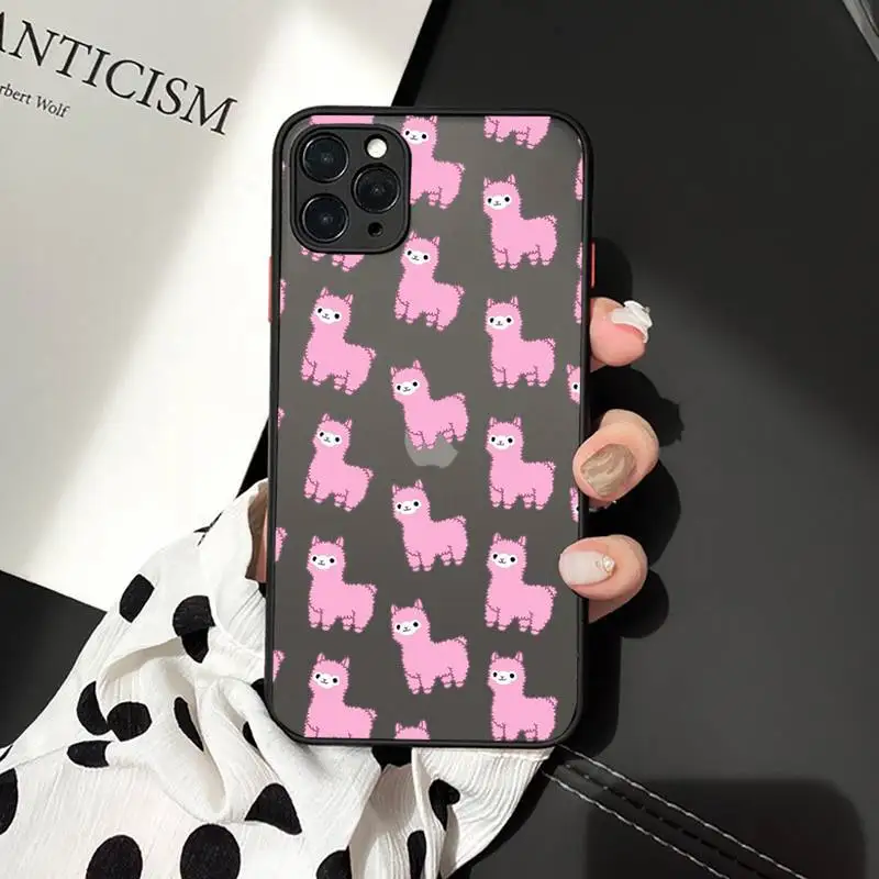 Cartoon animal cute Alpaca Phone Case matte transparent For iphone 7 8 11 12 plus mini x xs xr pro max cover
Cartoon animal cute Alpaca Phone Case matte transparent For iphone 7 8 11 12 plus mini x xs xr pro max cover