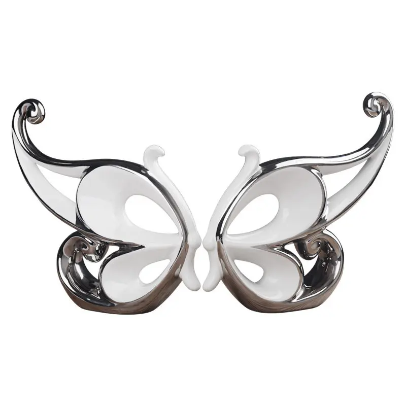MODERN CERAMIC SILVER WHITE BUTTERFLY ACCESSORIES OFFICE DESKTOP ANIMAL FIGURINES CRAFTS HOME LIVINGROOM FURNISHING DECORATION
MODERN CERAMIC SILVER WHITE BUTTERFLY ACCESSORIES OFFICE DESKTOP ANIMAL FIGURINES CRAFTS HOME LIVINGROOM FURNISHING DECORATION