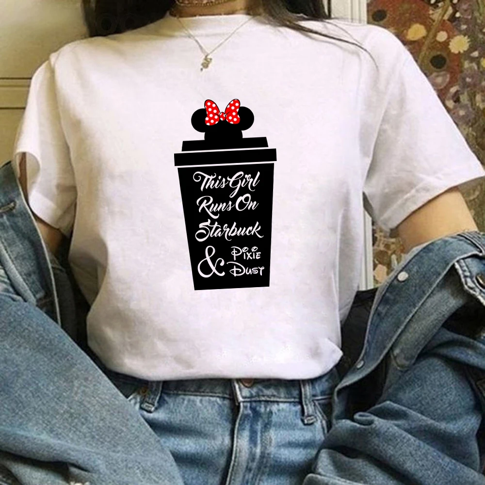 Minnie Mosue Coffee Print Womne T Shirt Art Castle Animation Exquisite Basic To Loose Girl Top Cool Outdoor Disney T-shirt
Minnie Mosue Coffee Print Womne T Shirt Art Castle Animation Exquisite Basic To Loose Girl Top Cool Outdoor Disney T-shirt