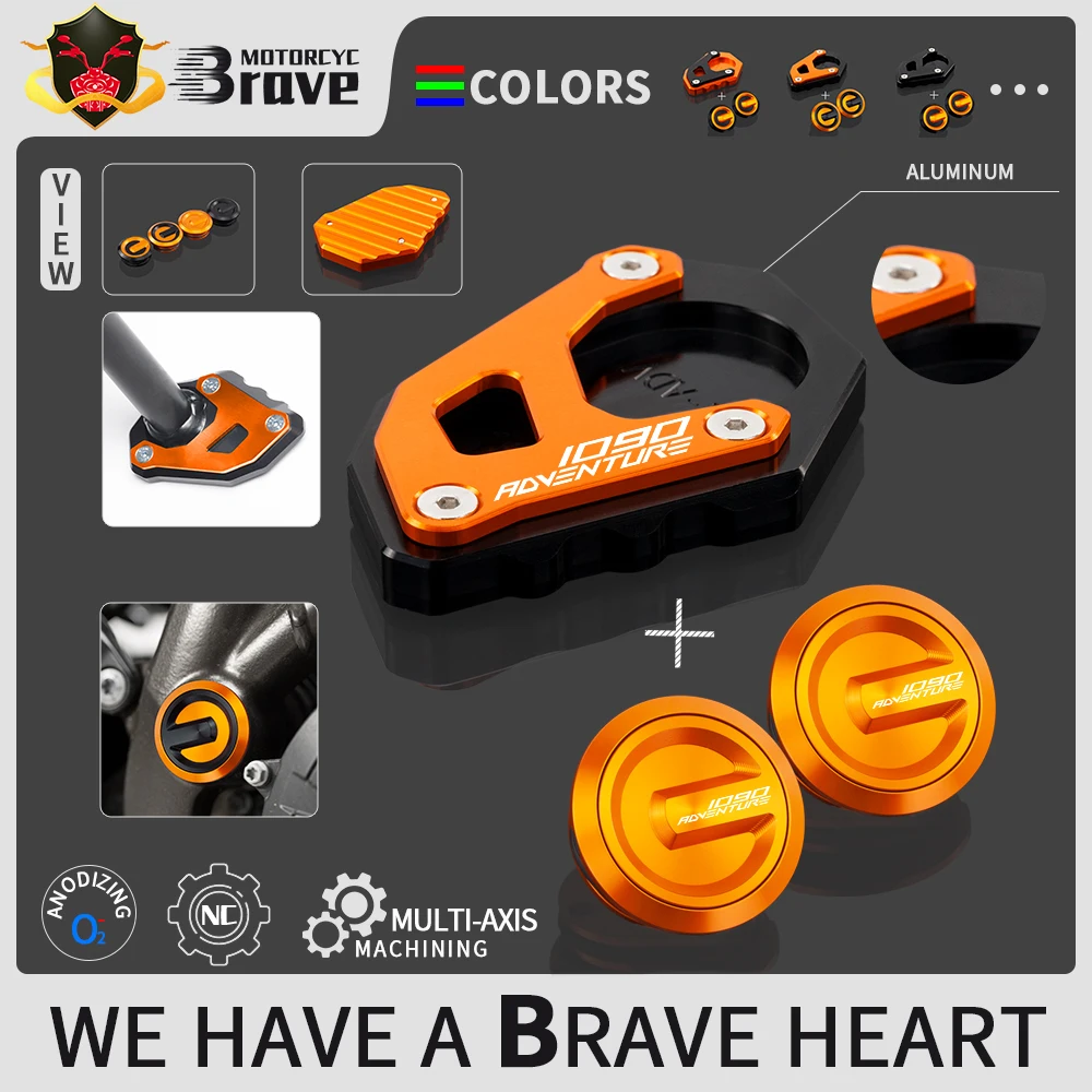 Kickstand Side Stand Plate Extension Frame Hole Plugs Cover Decoration Cap For KTM 1090 adventure 2017 2018 2019 adv 1090adv
Kickstand Side Stand Plate Extension Frame Hole Plugs Cover Decoration Cap For KTM 1090 adventure 2017 2018 2019 adv 1090adv