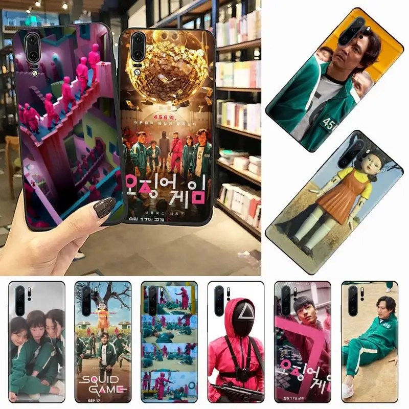 Korean Drama Squid Game Phone Case For Huawei honor Mate P 10 20 30 40 i 9 8 pro x Lite smart 2019 nova 5t 
Korean Drama Squid Game Phone Case For Huawei honor Mate P 10 20 30 40 i 9 8 pro x Lite smart 2019 nova 5t