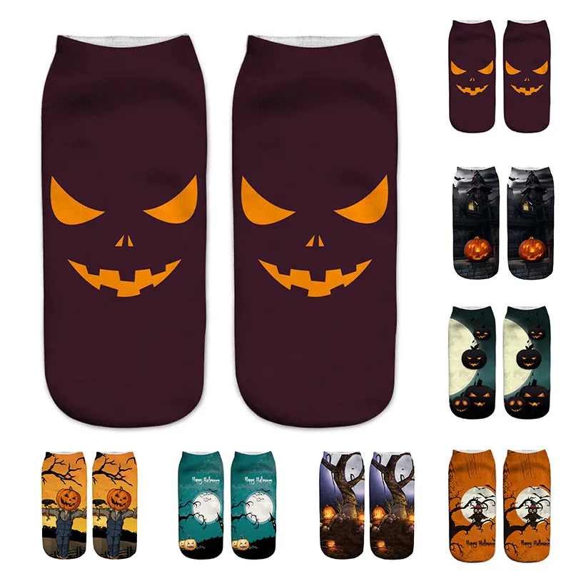 Socks 3d Halloween Pumpkin Printing Alien Socks Medium Sports Socks Autumn And Winter New Fashion Cotton Funny носки Женские R5
Socks 3d Halloween Pumpkin Printing Alien Socks Medium Sports Socks Autumn And Winter New Fashion Cotton Funny носки Женские R5