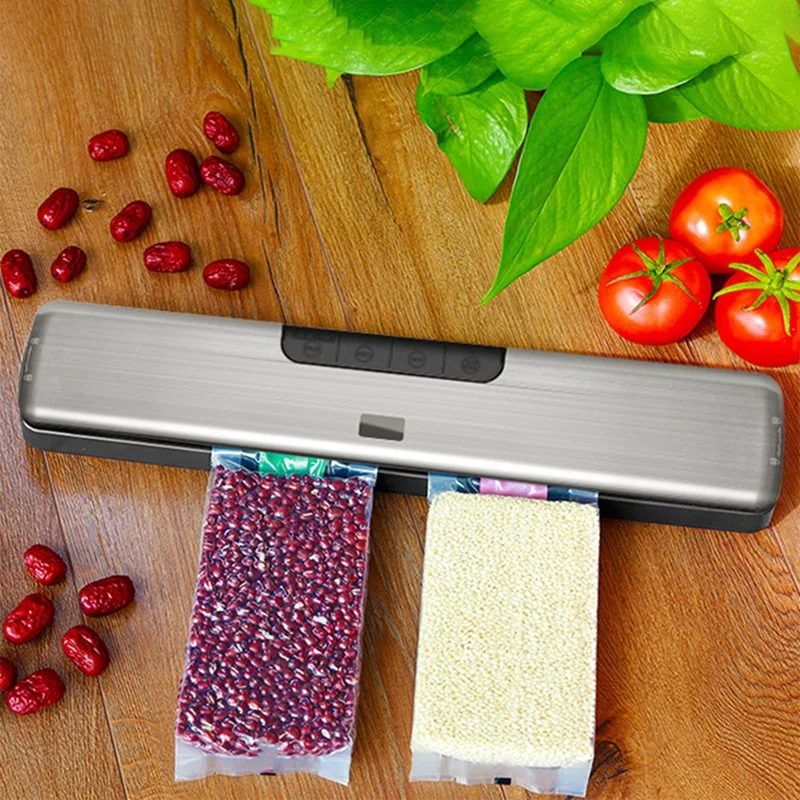 Vacuum Food Sealers Household Food Automatic Vacuum Sealing Machine Dry Moist Food Modes, Easy to Clean
Vacuum Food Sealers Household Food Automatic Vacuum Sealing Machine Dry Moist Food Modes, Easy to Clean