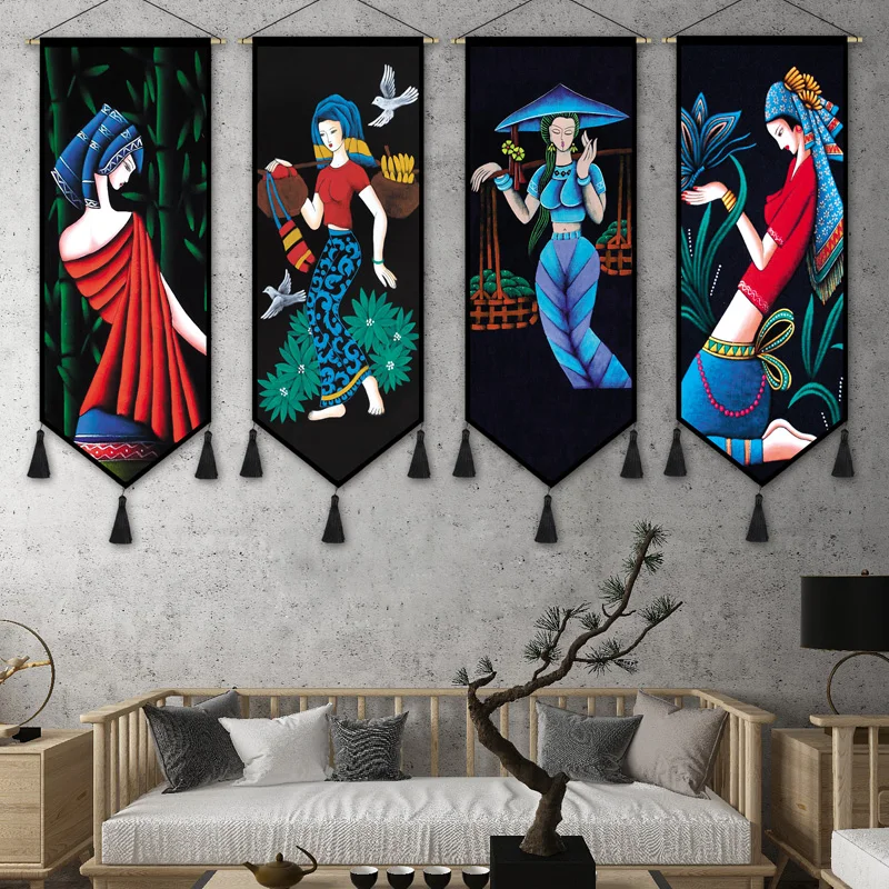 Ethnic Style Abstract Art Beauty Scroll Paintings Canvas Posters and Prints Wall Art Wall Pictures for Living Room Home Decor
Ethnic Style Abstract Art Beauty Scroll Paintings Canvas Posters and Prints Wall Art Wall Pictures for Living Room Home Decor