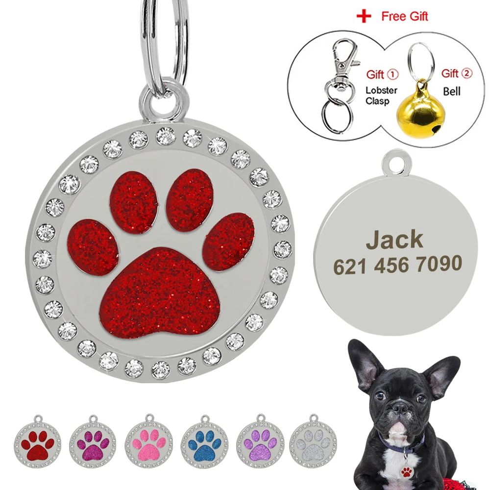 Personalized Dog ID Tag Custom Anti-lost Puppy Tags Free Engraved Pet Collar Pendant For Dogs Cats Pets Accessories Round Shape
Personalized Dog ID Tag Custom Anti-lost Puppy Tags Free Engraved Pet Collar Pendant For Dogs Cats Pets Accessories Round Shape