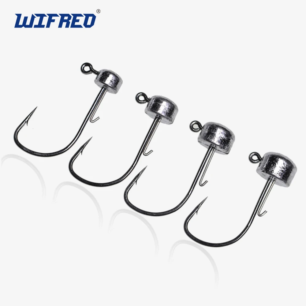 Wifreo 50/100PCS 1.5g 2.5g 3.5g 4.5g Lead Head Jigs Hook Pesca Accessories Boat Fishing Enquipment Soft Lure Bait Wom Lead Hooks
Wifreo 50/100PCS 1.5g 2.5g 3.5g 4.5g Lead Head Jigs Hook Pesca Accessories Boat Fishing Enquipment Soft Lure Bait Wom Lead Hooks