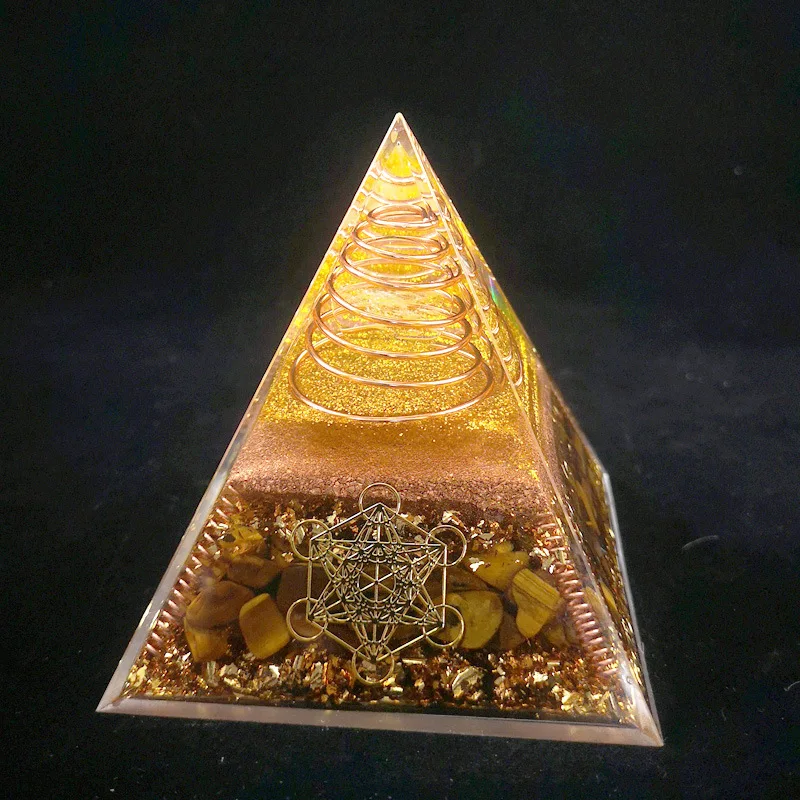 Orgonite Pyramid Block EMF Radiation Energy Generator Copper Coil Matrix | Increase Positive Energy -Clear Quartz orgone Pyramid
Orgonite Pyramid Block EMF Radiation Energy Generator Copper Coil Matrix | Increase Positive Energy -Clear Quartz orgone Pyramid