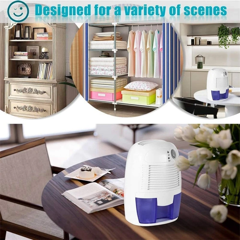 Mini Dehumidifier USB Portable Air Dryer Electric Cooling with 500ML Water Tank for Home Bedroom Kitchen Office Car
Mini Dehumidifier USB Portable Air Dryer Electric Cooling with 500ML Water Tank for Home Bedroom Kitchen Office Car