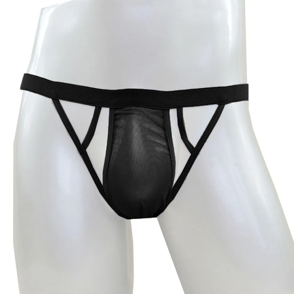Men Sexy Underwear See-through Mesh G-Thong Lingerie Jockstrap Thong Briefs Sexy Low-waisted Men's Panties With Single Dangle
Men Sexy Underwear See-through Mesh G-Thong Lingerie Jockstrap Thong Briefs Sexy Low-waisted Men's Panties With Single Dangle