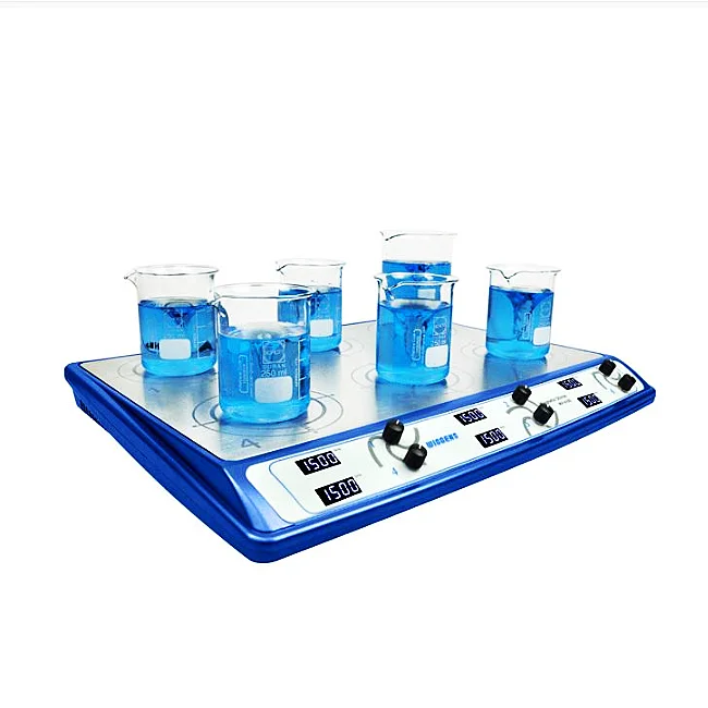 WIGGENS Non-heating Stirrers Multiposition Magnetic Stirrers 6 positions Magnetic Stirrers
WIGGENS Non-heating Stirrers Multiposition Magnetic Stirrers 6 positions Magnetic Stirrers