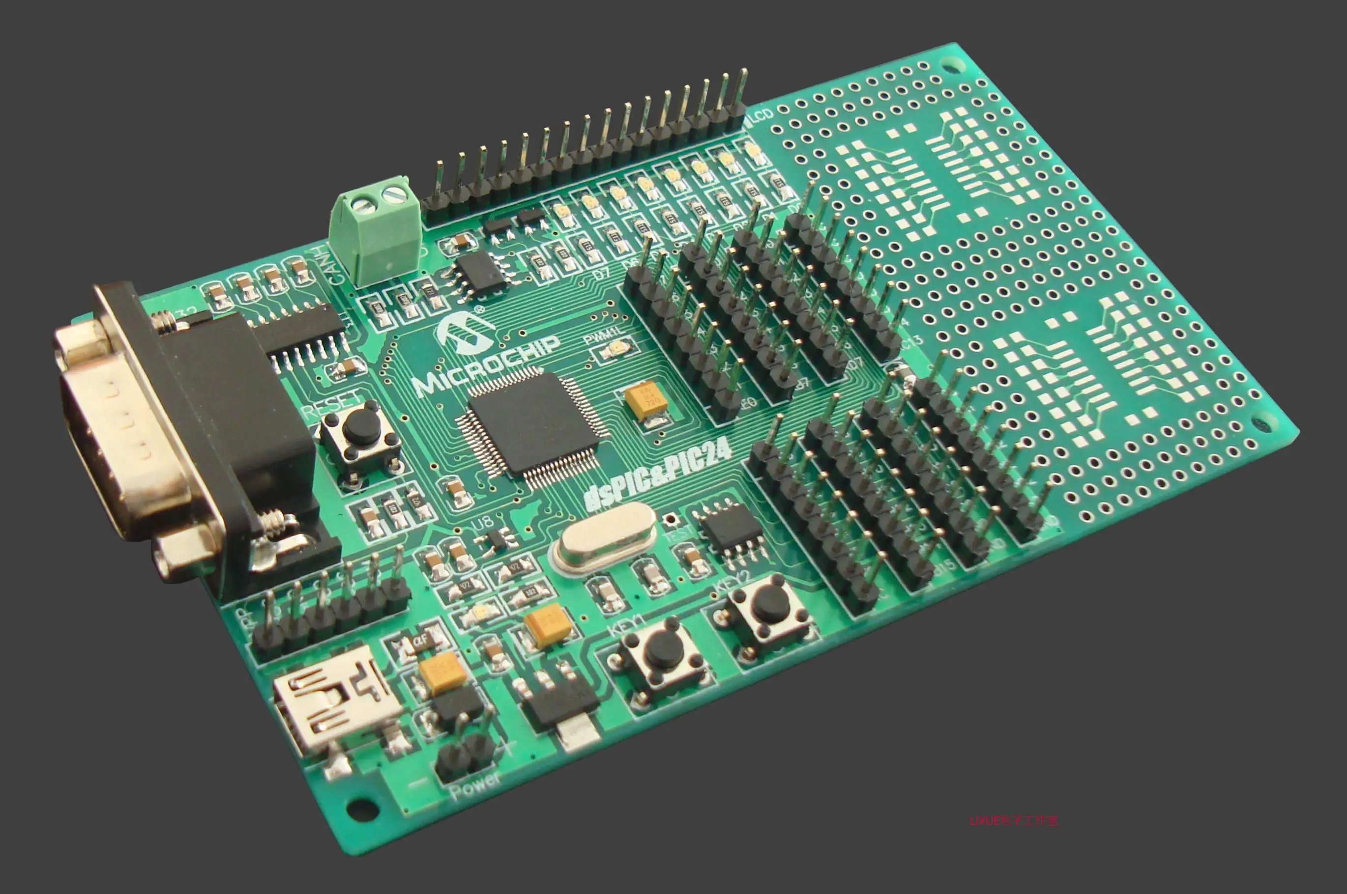 DsPIC33FJ128MC706 Single Chip Microcomputer CAN Motor PIC Learning Board Development Board Experiment Board
DsPIC33FJ128MC706 Single Chip Microcomputer CAN Motor PIC Learning Board Development Board Experiment Board