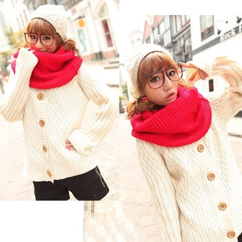 Fashion Unisex Winter Warm Knit Neck Circle Cowl Women Men Cotton Soft Scarf Solid Color Shawl Ring Snood Warp Collar Scarves
Fashion Unisex Winter Warm Knit Neck Circle Cowl Women Men Cotton Soft Scarf Solid Color Shawl Ring Snood Warp Collar Scarves