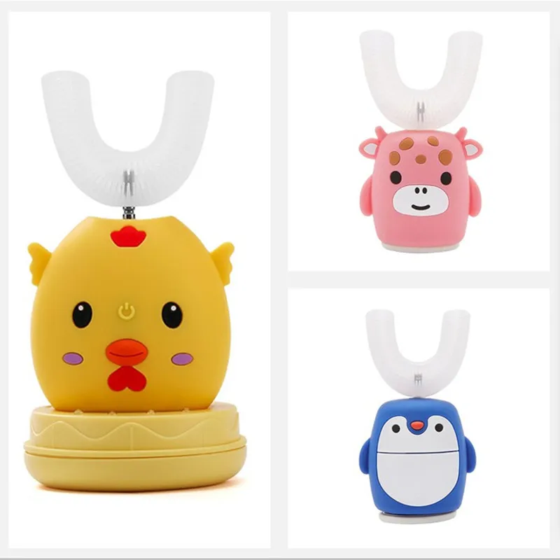Hot Sale Smart Electric Toothbrush Children's Silicone Automatic Ultrasonic Toothbrush Cartoon Pattern Children's 360 Degree Sma
Hot Sale Smart Electric Toothbrush Children's Silicone Automatic Ultrasonic Toothbrush Cartoon Pattern Children's 360 Degree Sma