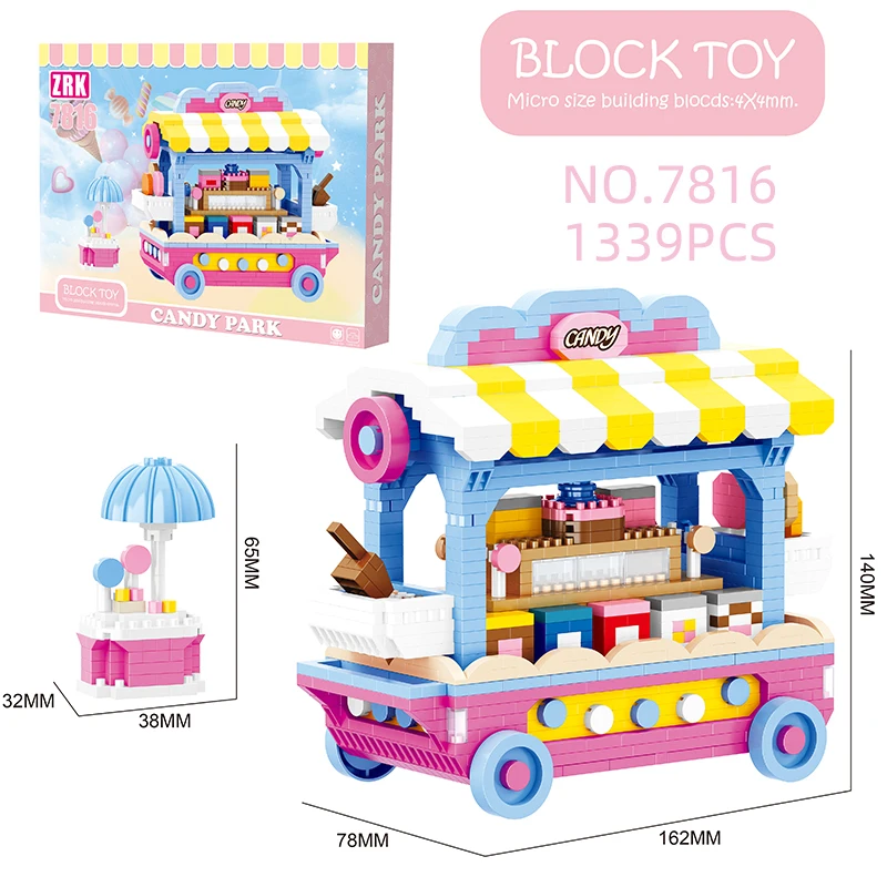 Diamond City Ice Cream Cars Street Candy Model Building Bricks Cute Toys Sets Mini Micro Blocks
Diamond City Ice Cream Cars Street Candy Model Building Bricks Cute Toys Sets Mini Micro Blocks
