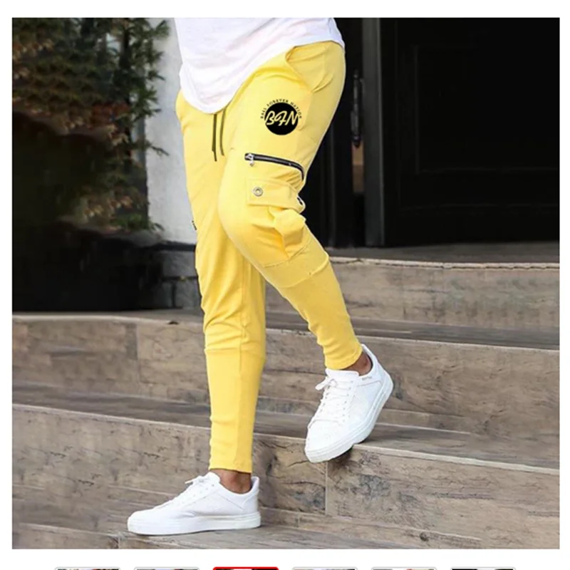 5 Colors Style Men Cotton Jogging Pants Fashion Work Clothes Trousers Casual Waist Bag Men's Fitness Sports Harem Pants S-3XL
5 Colors Style Men Cotton Jogging Pants Fashion Work Clothes Trousers Casual Waist Bag Men's Fitness Sports Harem Pants S-3XL