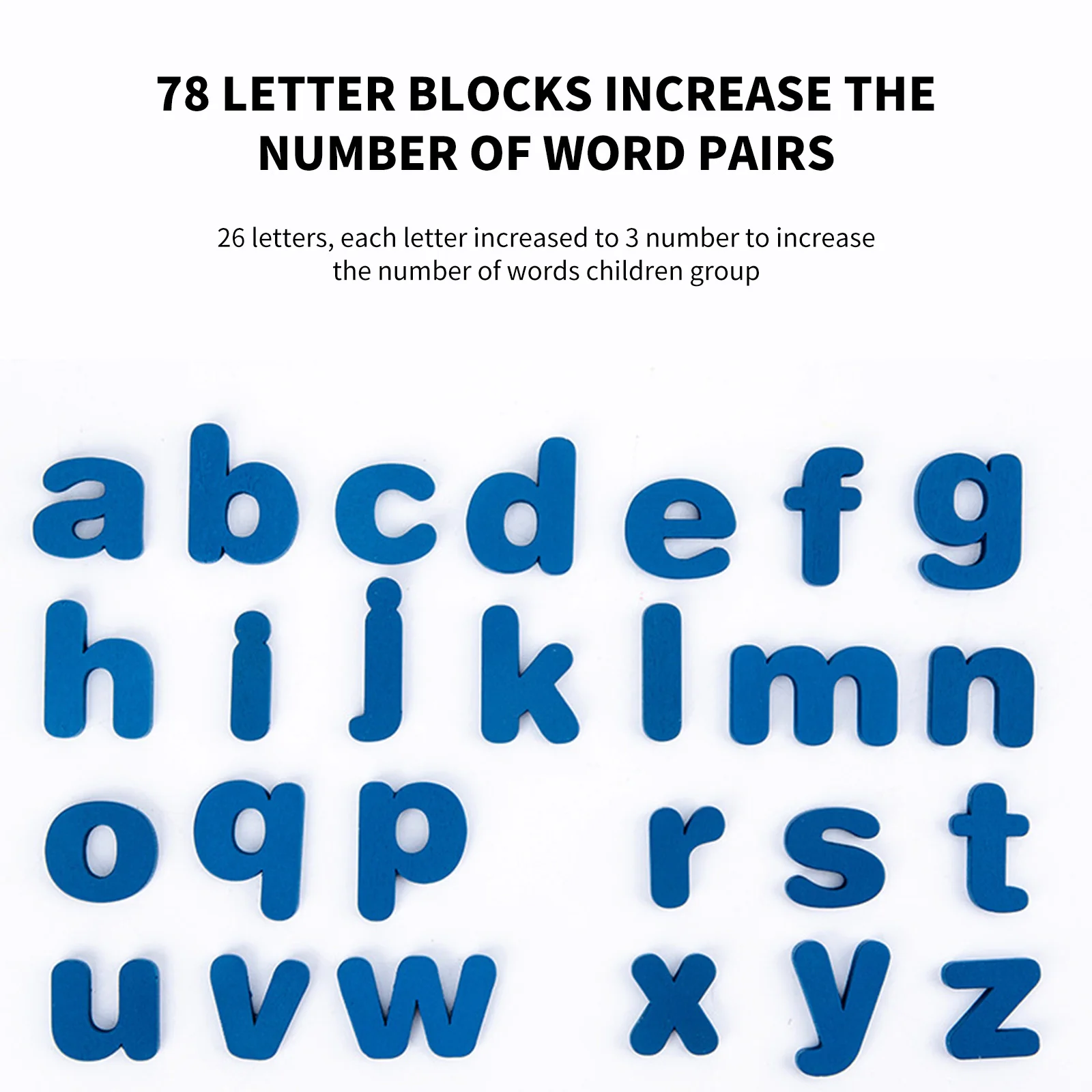 Words Spelling Game English Letters Pattern Cognition Building Blocks Alphabet Wooden Puzzle Baby Toys Montessori Wooden Toys
Words Spelling Game English Letters Pattern Cognition Building Blocks Alphabet Wooden Puzzle Baby Toys Montessori Wooden Toys