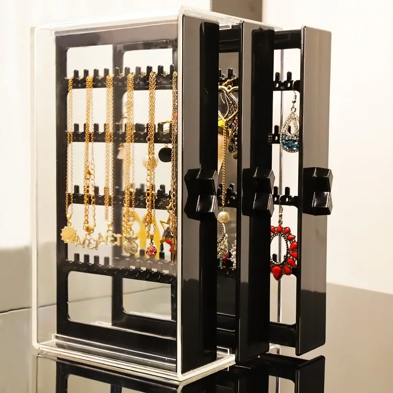 Dressing Table Transparent Jewelry Storage Box Jewelry Organizer Decoration Display Stand Necklace Earring Storage Container
Dressing Table Transparent Jewelry Storage Box Jewelry Organizer Decoration Display Stand Necklace Earring Storage Container