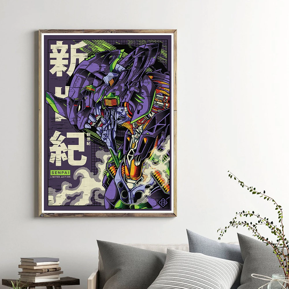 Anime New Century Robot War Poster And Print Wall Art Canvas Painting Picture For Teen Bedroom Living Room Dormitory Home Decor
Anime New Century Robot War Poster And Print Wall Art Canvas Painting Picture For Teen Bedroom Living Room Dormitory Home Decor