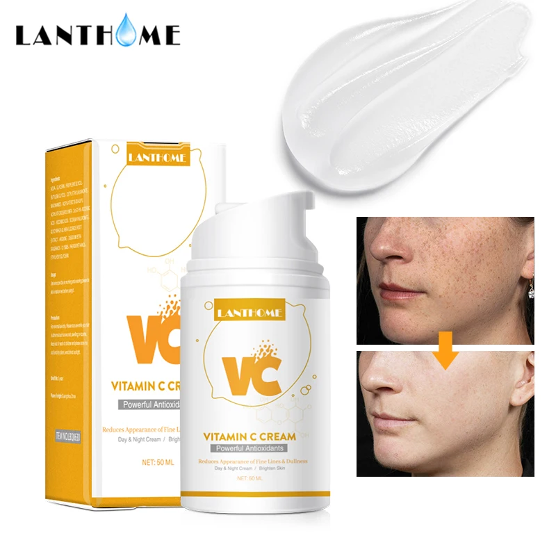 Vitamin C Anti Wrinkle Face Cream Whitening Brightening Moisturizing Skin Care Repair Damaged Skin Cream 50ml
Vitamin C Anti Wrinkle Face Cream Whitening Brightening Moisturizing Skin Care Repair Damaged Skin Cream 50ml