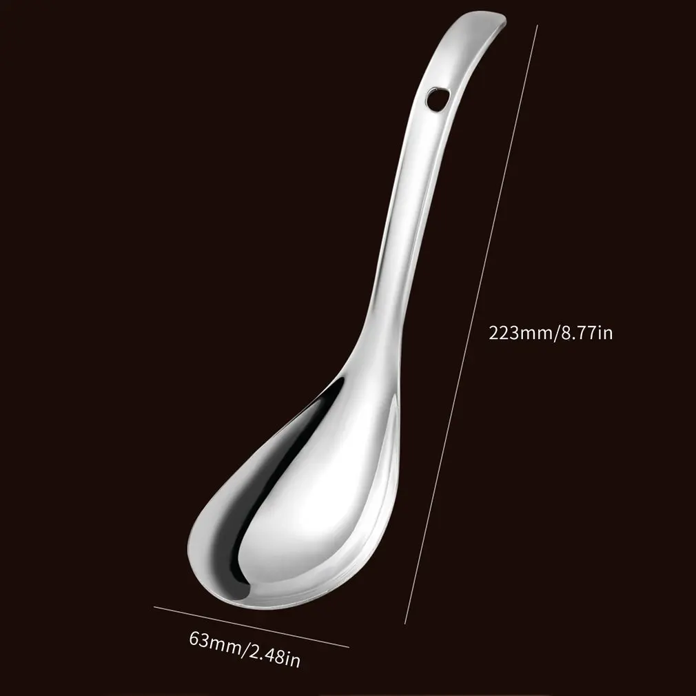Thick Heavy-weight Spoons Stainless Steelspoons Soup Spoons Table Long Handle Spoon Kitchen Supplies
Thick Heavy-weight Spoons Stainless Steelspoons Soup Spoons Table Long Handle Spoon Kitchen Supplies