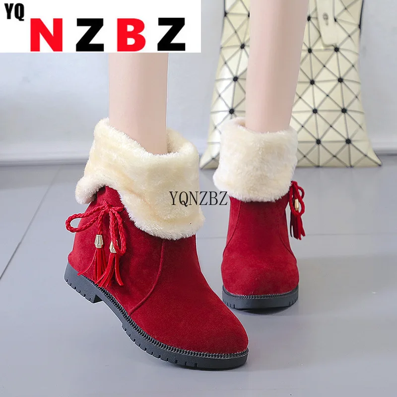 Women's Martin Boots Plus Velvet Warm Short Tube Winter Boots Korean Casual Snow Boots Students Wild Cotton Shoes High Top Boot
Women's Martin Boots Plus Velvet Warm Short Tube Winter Boots Korean Casual Snow Boots Students Wild Cotton Shoes High Top Boot