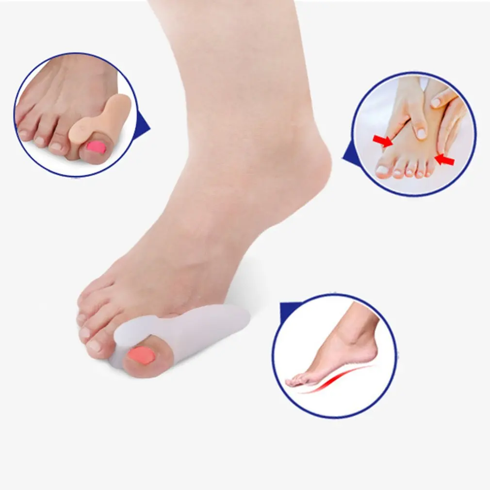 Silicone Gel Bunion Corrector Big Toe Separator Hallux Valgus Corrector Bone Thumb Orthotic Pedicure Foot Care Tool
Silicone Gel Bunion Corrector Big Toe Separator Hallux Valgus Corrector Bone Thumb Orthotic Pedicure Foot Care Tool