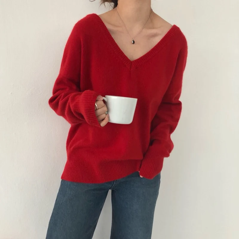 Trendy New Fad Autumn Winter V-Neck pullover Warm Women Sweaters Fashion Sexy Casual Korean Style Female Jumpers SW7113
Trendy New Fad Autumn Winter V-Neck pullover Warm Women Sweaters Fashion Sexy Casual Korean Style Female Jumpers SW7113