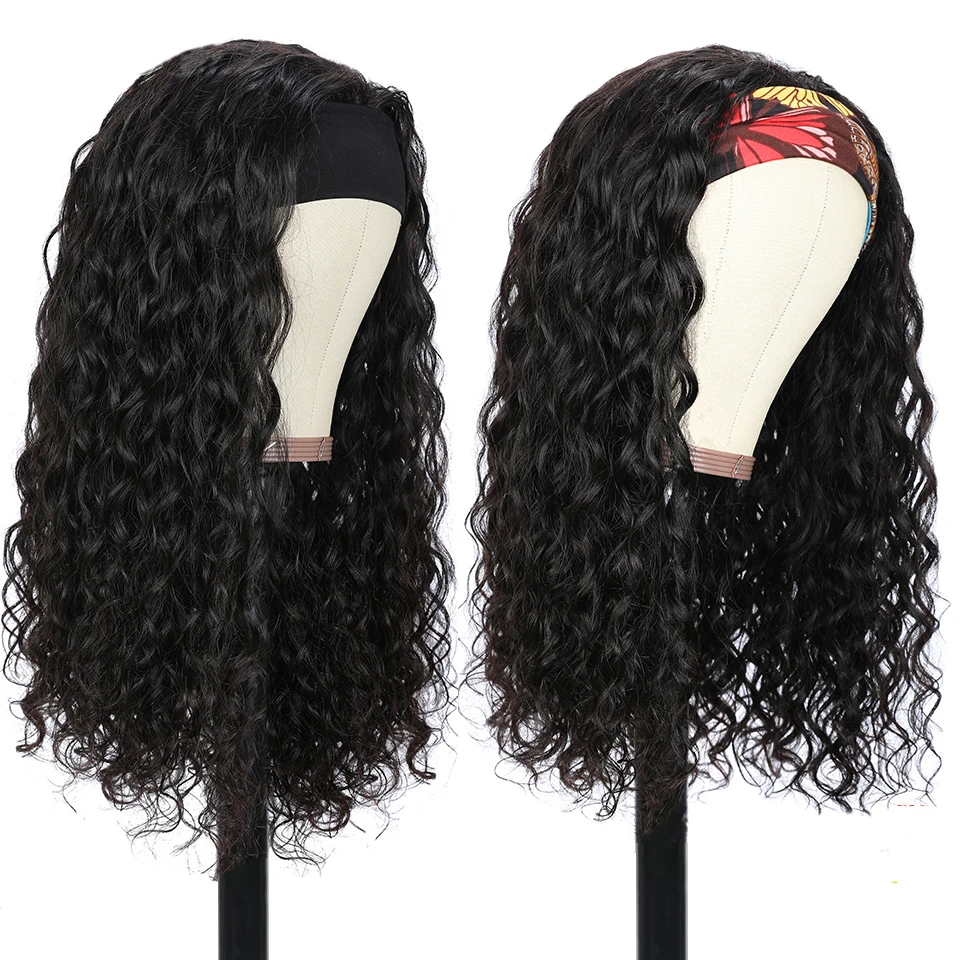 Water Wave Headband Wigs Indian Machine made Wig Remy Human Hair Wigs for Women 100% Human Hair Glueless Natural Black Color
Water Wave Headband Wigs Indian Machine made Wig Remy Human Hair Wigs for Women 100% Human Hair Glueless Natural Black Color