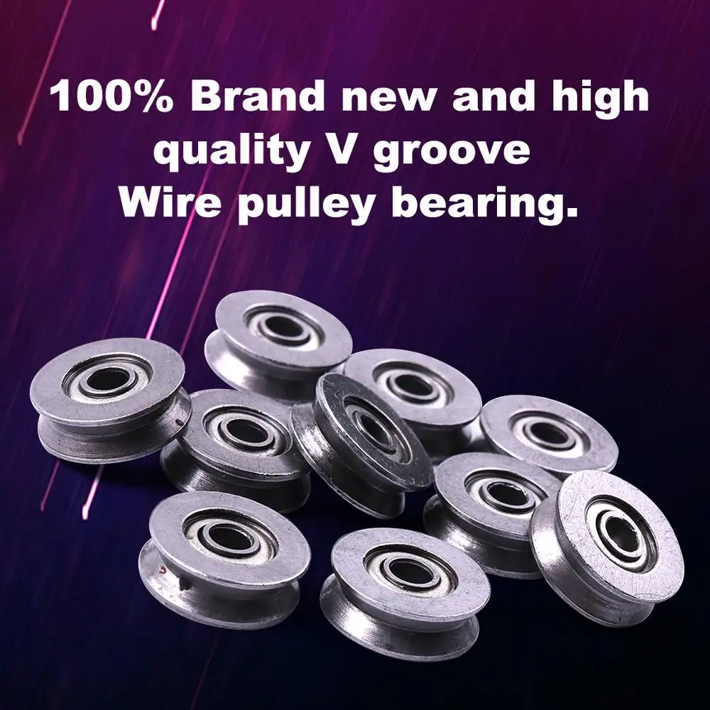 10 шт./лот V623 603ZZ 3x12x4 мм V Groove подшипник стальной глубокий шаровой подшипник трассировки направляющая для ходьбы рельсовая проволока шкив подшипники
10 шт./лот V623 603ZZ 3x12x4 мм V Groove подшипник стальной глубокий шаровой подшипник трассировки направляющая для ходьбы рельсовая проволока шкив подшипники
