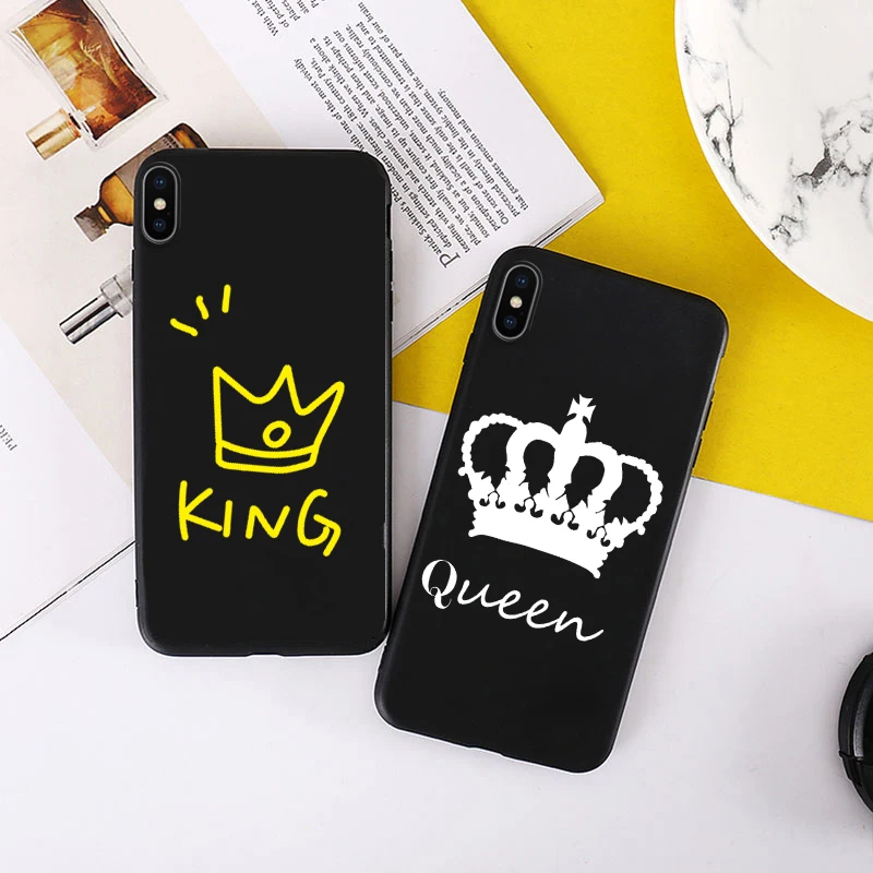 Crown Couples Phone Case For iPhone 11 Pro Max Case Coque For iPhone 12 Mini SE 2020 XR X XS Max 6 6S 7 8 Plus Funda King Cover
Crown Couples Phone Case For iPhone 11 Pro Max Case Coque For iPhone 12 Mini SE 2020 XR X XS Max 6 6S 7 8 Plus Funda King Cover