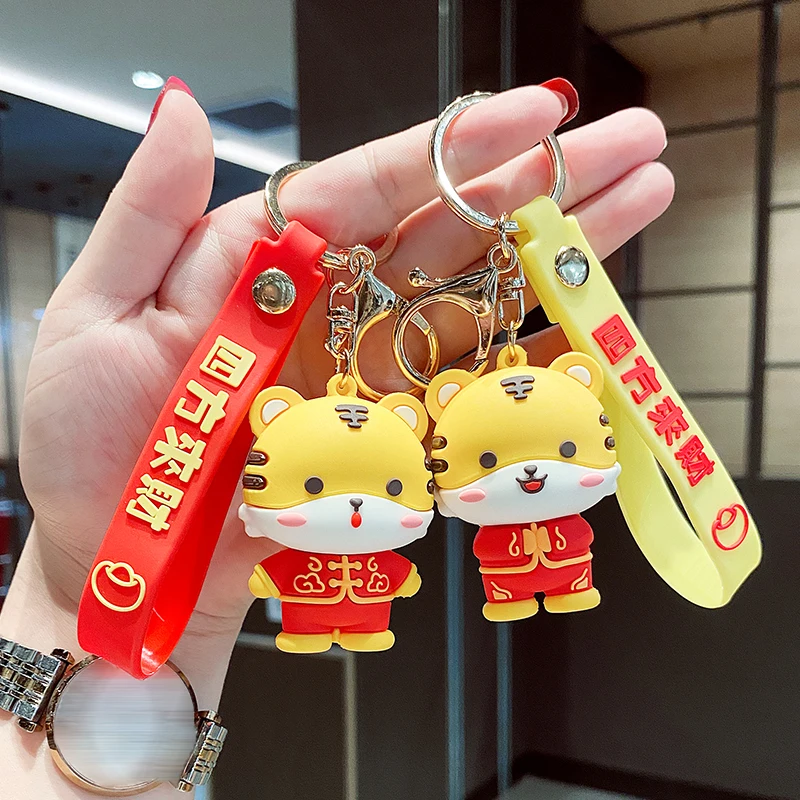 Cartoon Tiger Key Chain PVC Cute Tiger Stitch Doll Dog Keychains for Women Bag Charm Pendant Car Keyring Girl Kids Gift
Cartoon Tiger Key Chain PVC Cute Tiger Stitch Doll Dog Keychains for Women Bag Charm Pendant Car Keyring Girl Kids Gift
