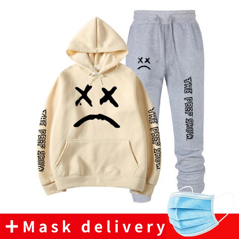 2020 Workwear jacket men's Hooded Jacket+Pants 2PC Sets baseball loose Pullover coat & Long Pants Mens Clothing
2020 Workwear jacket men's Hooded Jacket+Pants 2PC Sets baseball loose Pullover coat & Long Pants Mens Clothing