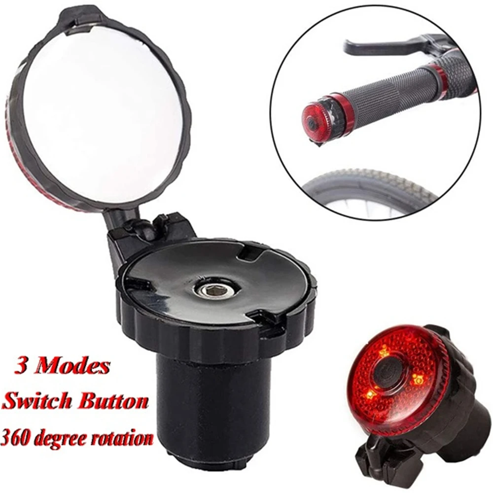 Rotate Mountain Bike Cycling Accessories End Adjustable Rearview Mirror with Warning Light Mini Bicycle Bike Handlebar Mirrors
Rotate Mountain Bike Cycling Accessories End Adjustable Rearview Mirror with Warning Light Mini Bicycle Bike Handlebar Mirrors