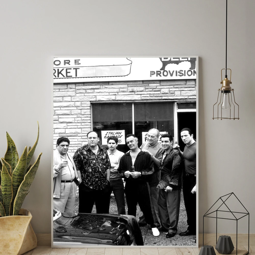 Movie Gangsters Poster Black White Canvas Painting Vintage Art Print James Bond 007 Wall Picture For Living Room Home Decor
Movie Gangsters Poster Black White Canvas Painting Vintage Art Print James Bond 007 Wall Picture For Living Room Home Decor