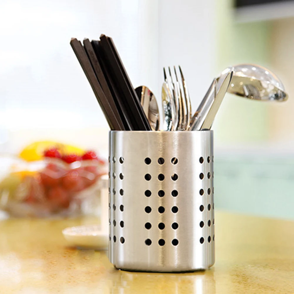 Cutlery Holder Drainer Rack Plastic Chopsticks Storage Tube Kitchen Storage Box Spoon Fork Cutlery Shelf Organizer Household
Cutlery Holder Drainer Rack Plastic Chopsticks Storage Tube Kitchen Storage Box Spoon Fork Cutlery Shelf Organizer Household