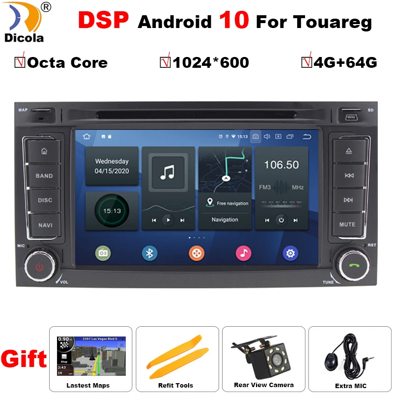 7" DSP Android 10.0 Car Radio Multimedia Player GPS For Volkswagen VW Touareg Multivan 2002-2010 Bluetooth FM 2 Din Auto DVD
7" DSP Android 10.0 Car Radio Multimedia Player GPS For Volkswagen VW Touareg Multivan 2002-2010 Bluetooth FM 2 Din Auto DVD