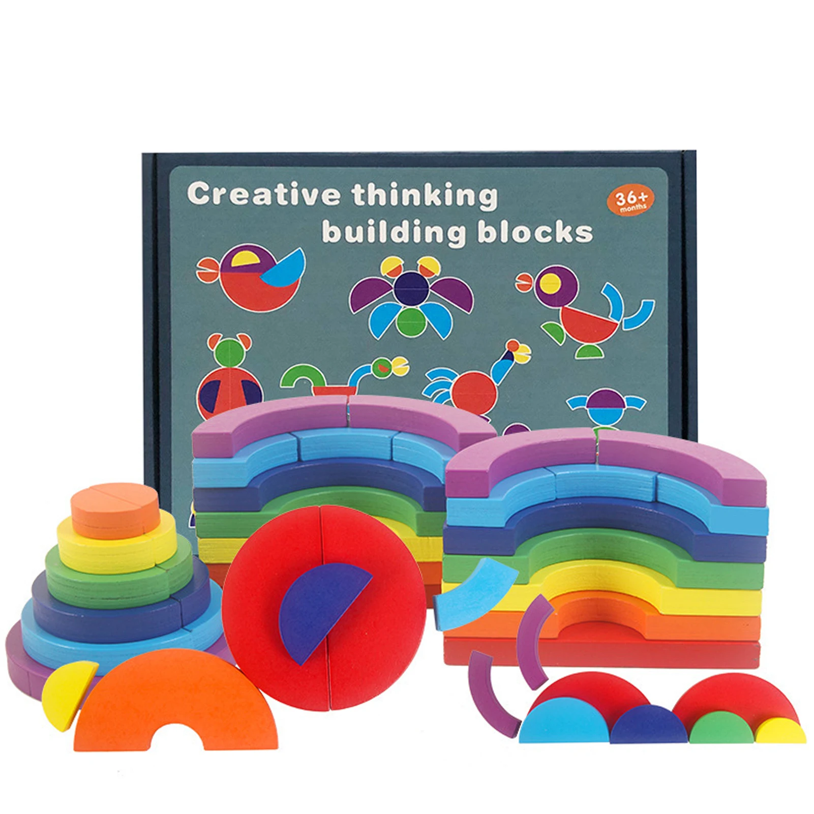 Thicken 3D Three-dimensional Puzzle Toys Wooden Stacking Toy Early Education Puzzle Thinking Building Blocks Toys For Children 
Thicken 3D Three-dimensional Puzzle Toys Wooden Stacking Toy Early Education Puzzle Thinking Building Blocks Toys For Children