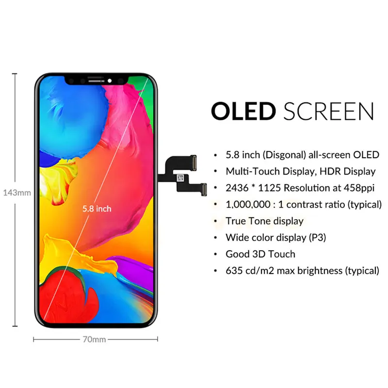 10Pcs/AAA Screen For iPhone 11 X LCD Display Digitizer Touch Screen Replacement For iPhone XR XS MAX LCD Pantalla Assembly 
10Pcs/AAA Screen For iPhone 11 X LCD Display Digitizer Touch Screen Replacement For iPhone XR XS MAX LCD Pantalla Assembly