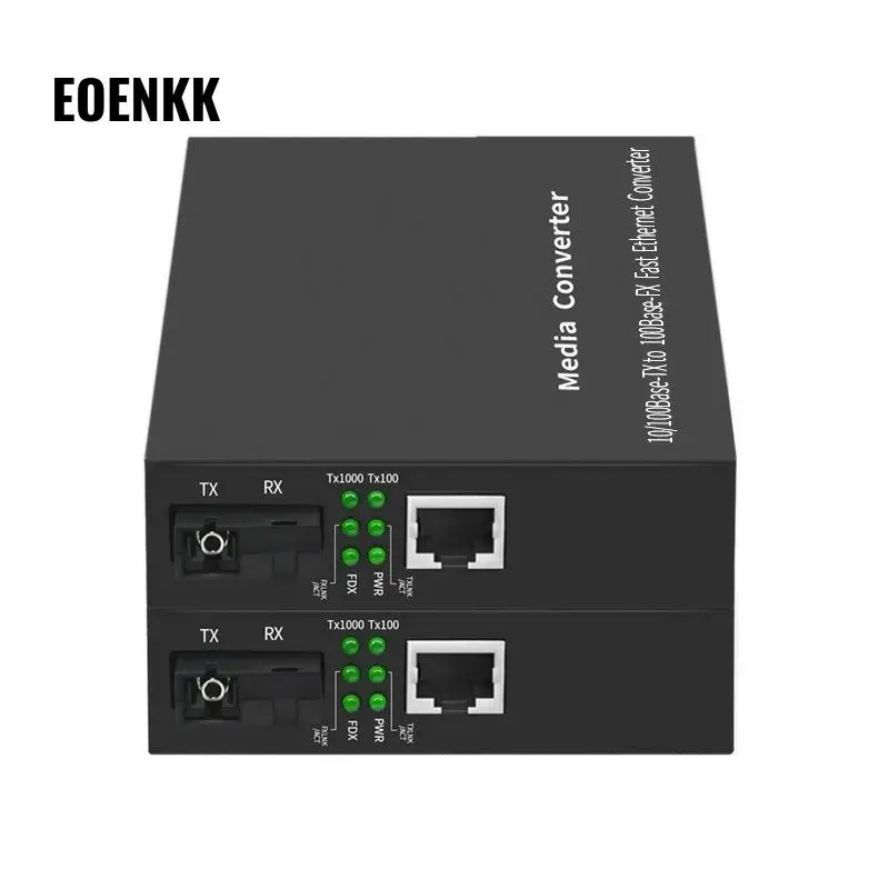 1 Pair Media Converter 10/100 Fiber Optic Converter Single Mode Single Fiber Transceiver Photolectric Transducer 25km
1 Pair Media Converter 10/100 Fiber Optic Converter Single Mode Single Fiber Transceiver Photolectric Transducer 25km