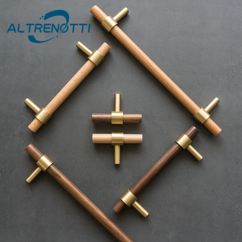 Wooden Furniture Handle Walnut Beech Brass Gold T Bar For Kitchen Cabinet Cupboard Wardrobe Drawer Door Pull Vintage Closet Knob
Wooden Furniture Handle Walnut Beech Brass Gold T Bar For Kitchen Cabinet Cupboard Wardrobe Drawer Door Pull Vintage Closet Knob