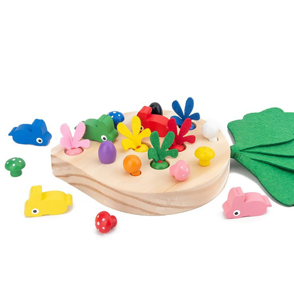 Wooden Pulling Radish Mushroom Block Picking Puzzle Toy Educational Shape Color Matching Montessori Kit For Children Xmas Gift
Wooden Pulling Radish Mushroom Block Picking Puzzle Toy Educational Shape Color Matching Montessori Kit For Children Xmas Gift