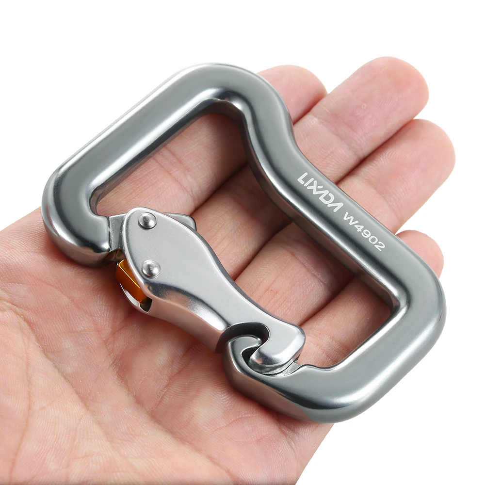 Lixada Outdoor Safety Rock Climbing Equipment Master Hook 18KN Paragliding Paraglider Parachute Clip Locking Carabiner
Lixada Outdoor Safety Rock Climbing Equipment Master Hook 18KN Paragliding Paraglider Parachute Clip Locking Carabiner