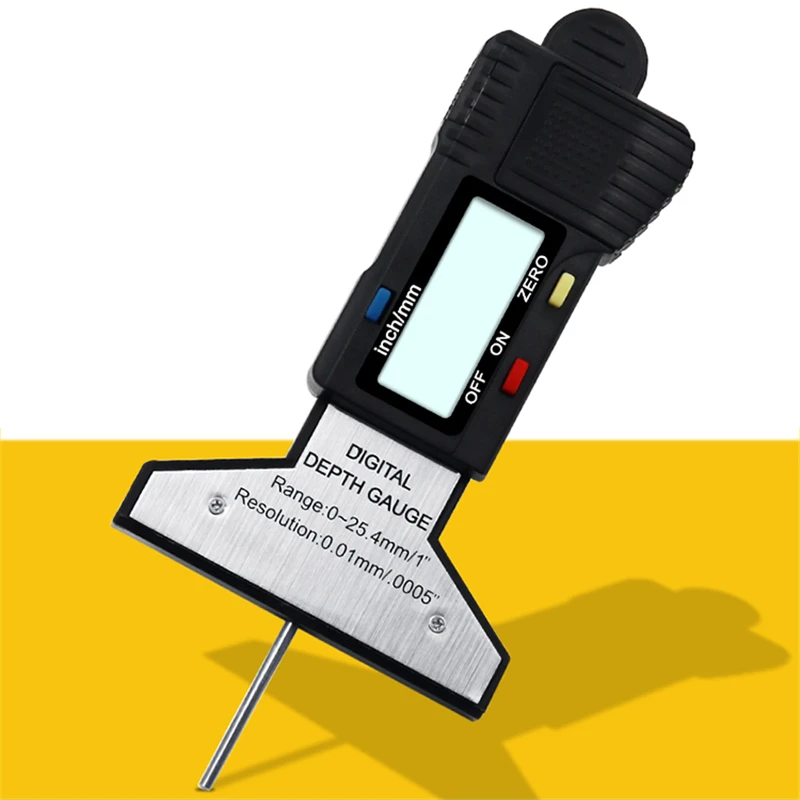 0-25mm Digital Depth Gauge Caliper Tread Depth Gauge LCD Tyre Tire Tread Gauge For Car Tire Caliper Ruler Measuring Tools
0-25mm Digital Depth Gauge Caliper Tread Depth Gauge LCD Tyre Tire Tread Gauge For Car Tire Caliper Ruler Measuring Tools