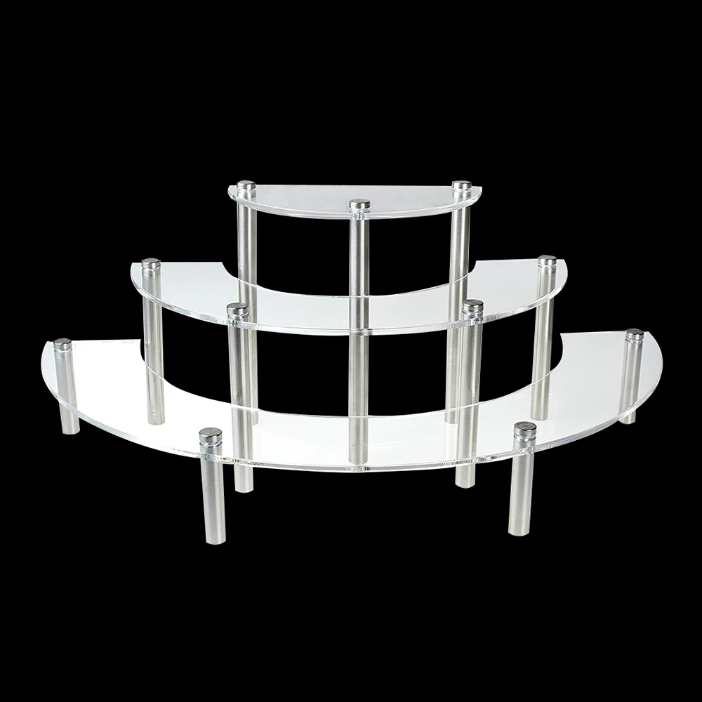 3 Tiers Semicircle Rack Acrylic Clear Nail Polish Cosmetic Varnish Display Stand Holder Manicure Tool Multi-function Organizer
3 Tiers Semicircle Rack Acrylic Clear Nail Polish Cosmetic Varnish Display Stand Holder Manicure Tool Multi-function Organizer