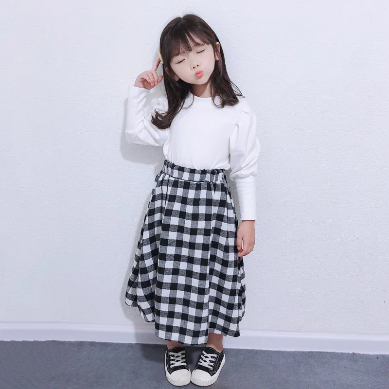 Teenster Fashion Long Sleeve Top&plaid Long Skirt Autumn Girl Outfits Fall Kids Clothes 2-7 Years Toddlerr Girls Clothing Set
Teenster Fashion Long Sleeve Top&plaid Long Skirt Autumn Girl Outfits Fall Kids Clothes 2-7 Years Toddlerr Girls Clothing Set