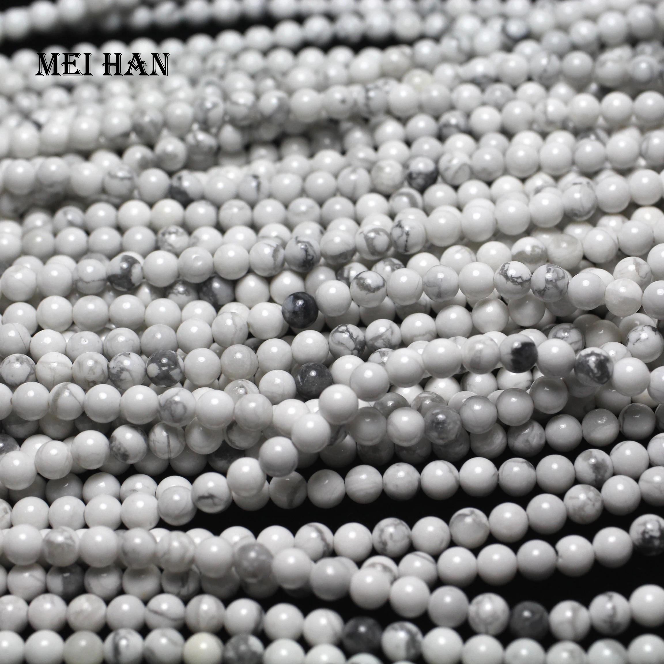 Meihan Free shipping 4-5mm (3strands/set) Natural howlite smooth round beads stone for jewelry making design or gift
Meihan Free shipping 4-5mm (3strands/set) Natural howlite smooth round beads stone for jewelry making design or gift