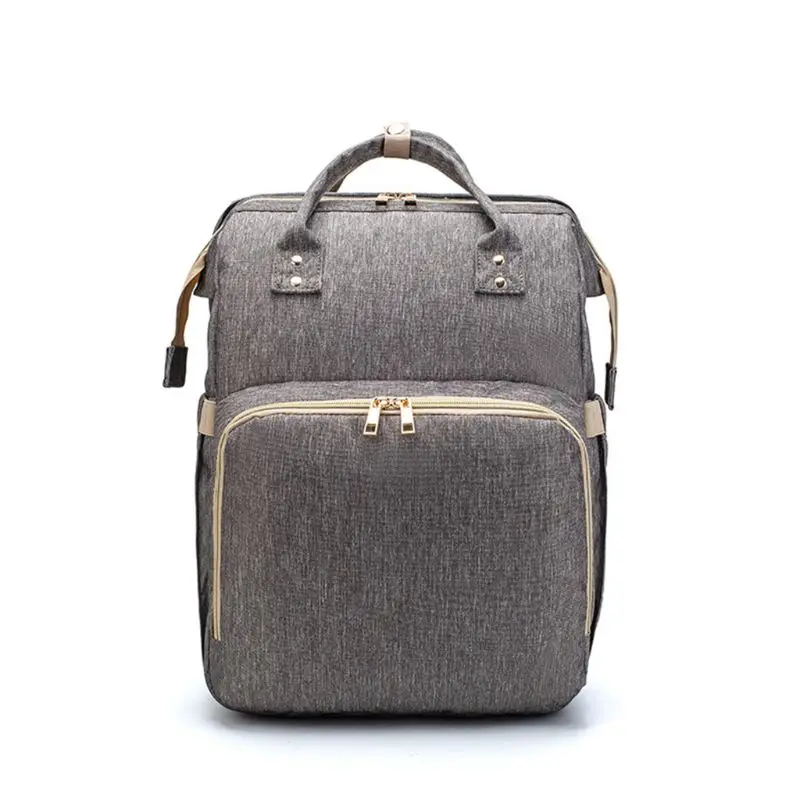 Mummy Bag Baby Nappy Changing Bag Portable Folding Crib Diaper Backpack with Stroller Straps
Mummy Bag Baby Nappy Changing Bag Portable Folding Crib Diaper Backpack with Stroller Straps