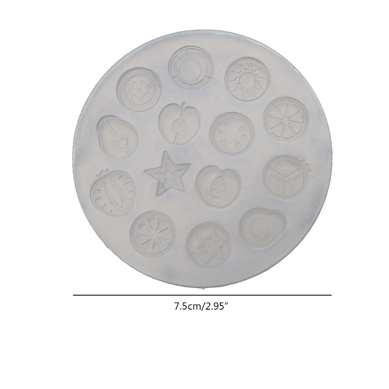 Crystal Epoxy Resin Mold Fruit Vegetable Slices Quicksand Casting Silicone Mould 
Crystal Epoxy Resin Mold Fruit Vegetable Slices Quicksand Casting Silicone Mould
