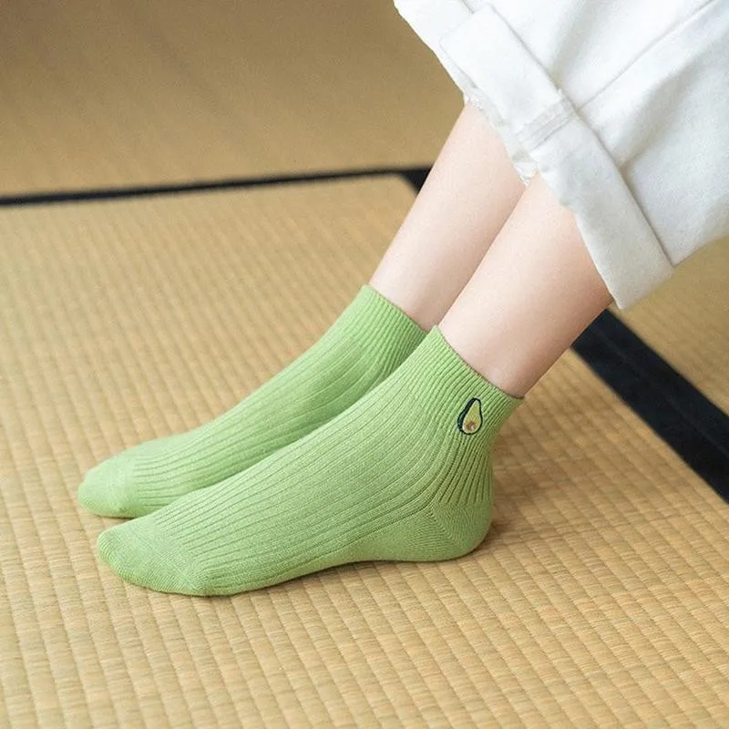 New Fashion Women Cartoon Fruit Ankle Socks Summer Japanese Avocado Cute Boat Socks Casual Soft Girls Short Socks Calcetines
New Fashion Women Cartoon Fruit Ankle Socks Summer Japanese Avocado Cute Boat Socks Casual Soft Girls Short Socks Calcetines
