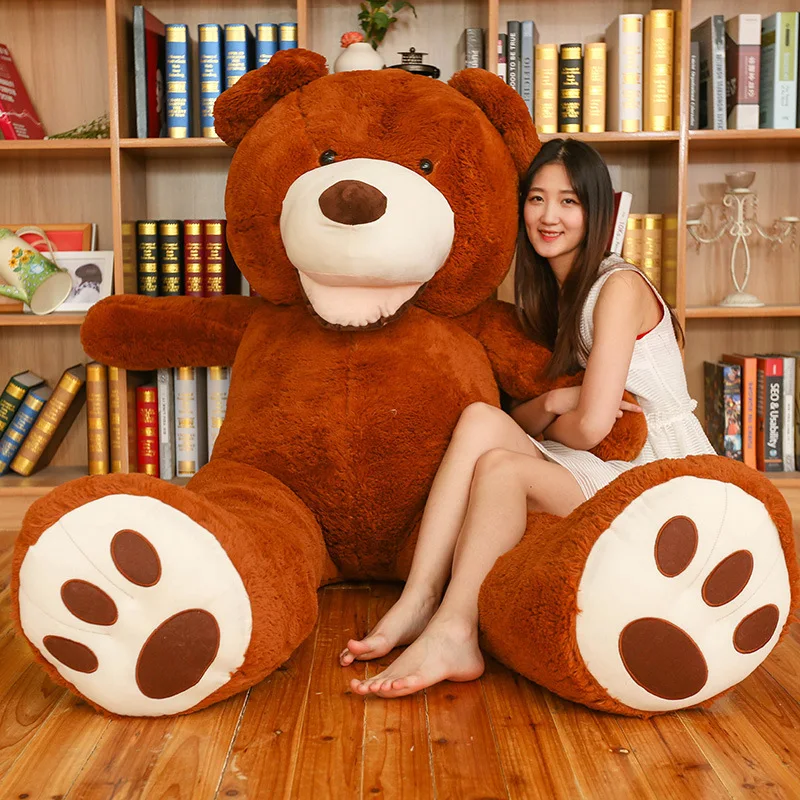 Soft American Giant Bear Skin Bear Toy Big Animals Bears Coat For GirlFriend Valentine Day Gift Animal Teddy Bear Coa
Soft American Giant Bear Skin Bear Toy Big Animals Bears Coat For GirlFriend Valentine Day Gift Animal Teddy Bear Coa